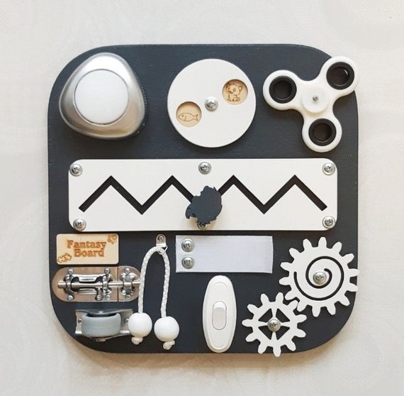 Tablero Montessori Busy Board De Fieltro – Juguete Sensorial Con Cremalleras, Botones Y Reloj Para Niños De 1 A 5 Años, Ideal Para Viajes En Avión