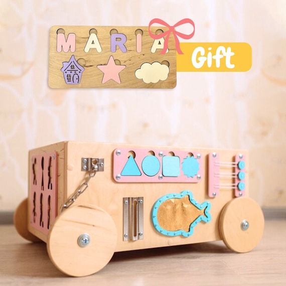 Unique Toddler Christmas Gift, Montessori Toy Organizer Box