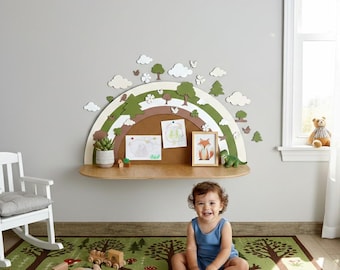 Montessori Kids Table for Toddlers – Wooden Activity / Play Table – Child Desk Furniture – Kids Room Playroom Table – Montessori Furniture