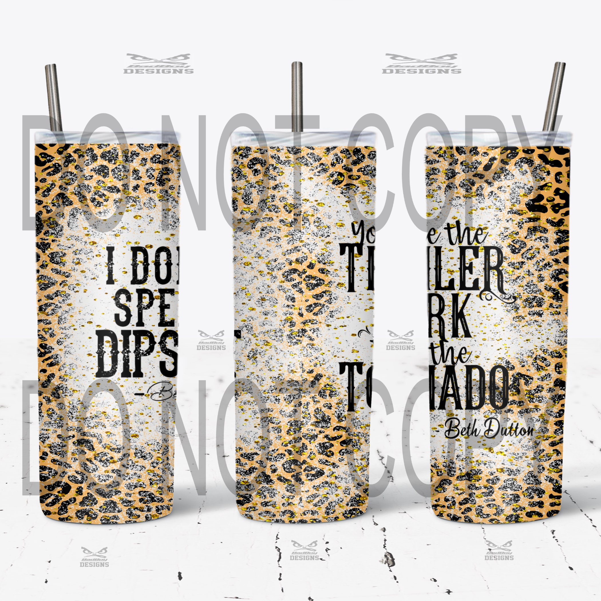 Beth Dutton Yellowstone 20oz Straight Tumbler Design Etsy