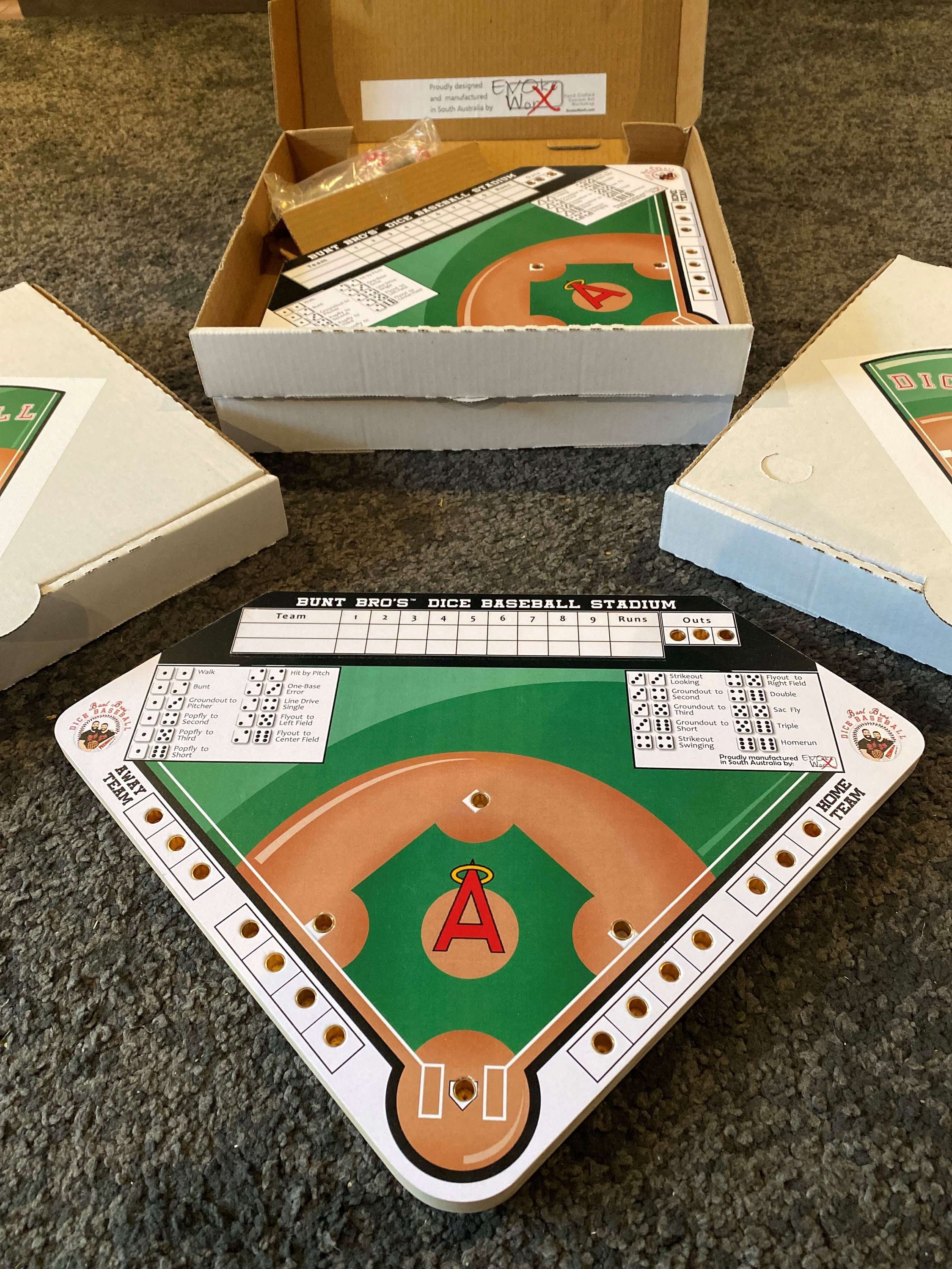 Bunt Bro's Dice Baseball Game PERSONALISED EDITION Tabletop Baseball