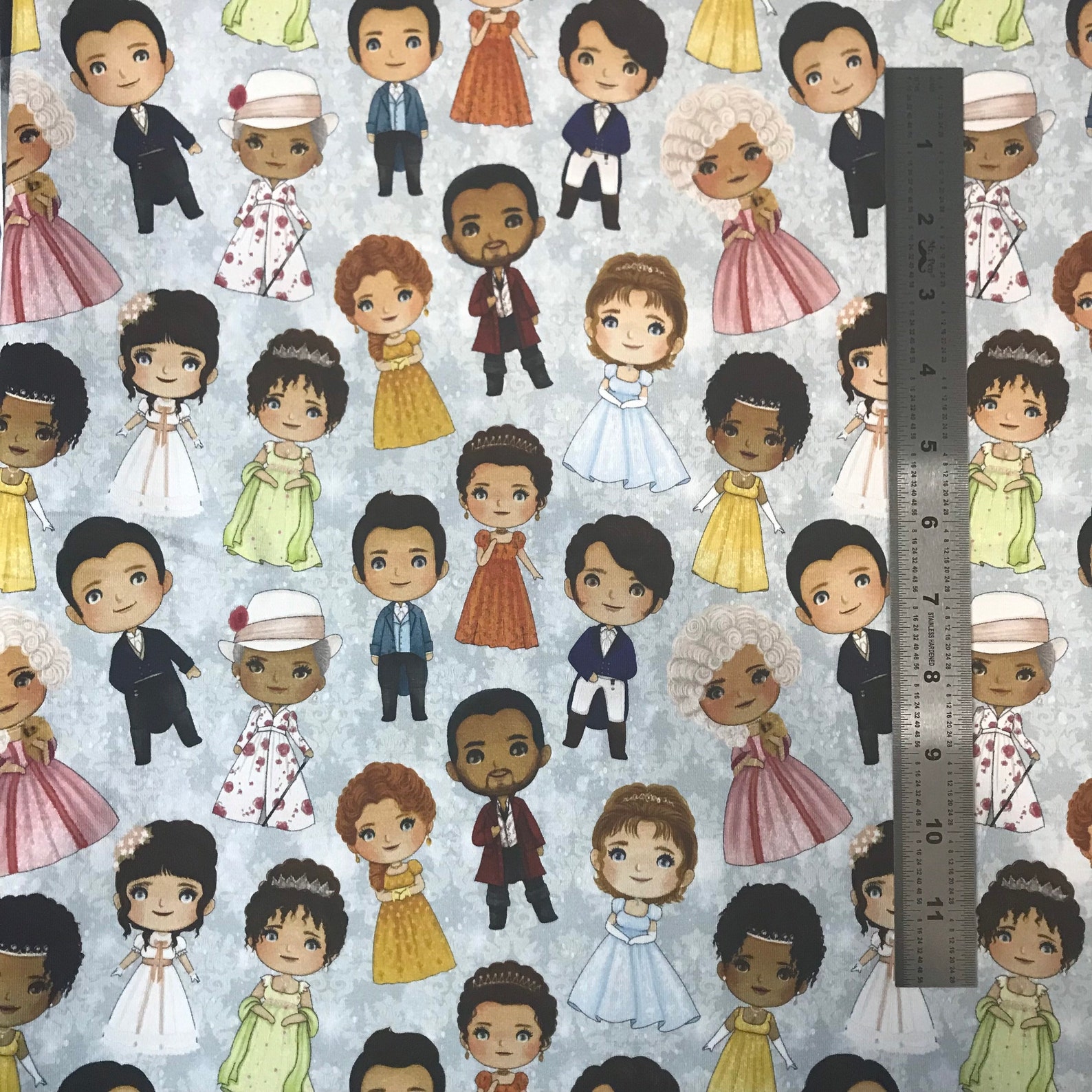 9x14in Tumbler Cut Fabric Bridgerton Etsy