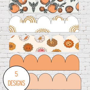 Classroom Bulletin Borders (orange set)