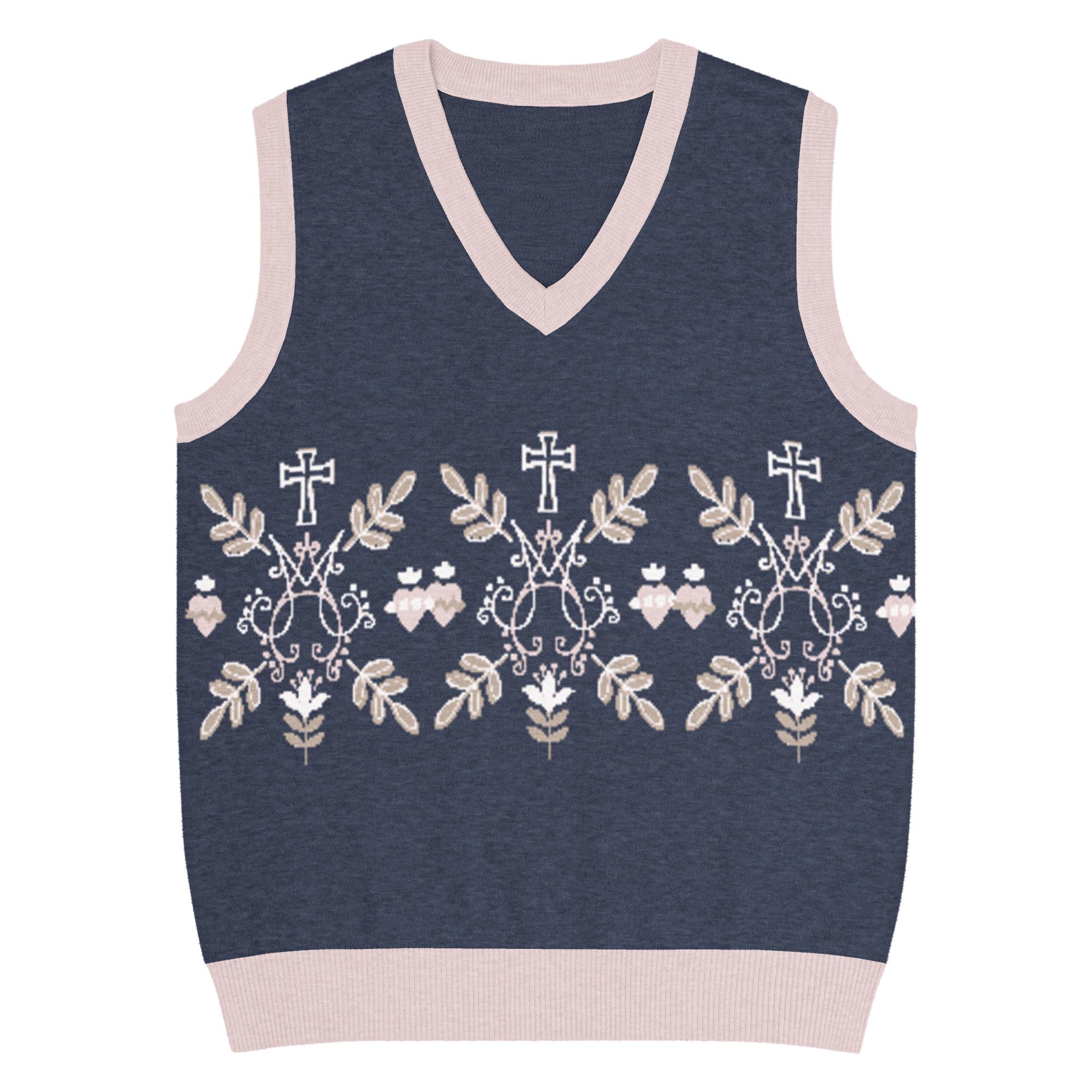 トップス handmade random pearl knit vest Pearl Knit Vest - Etsy