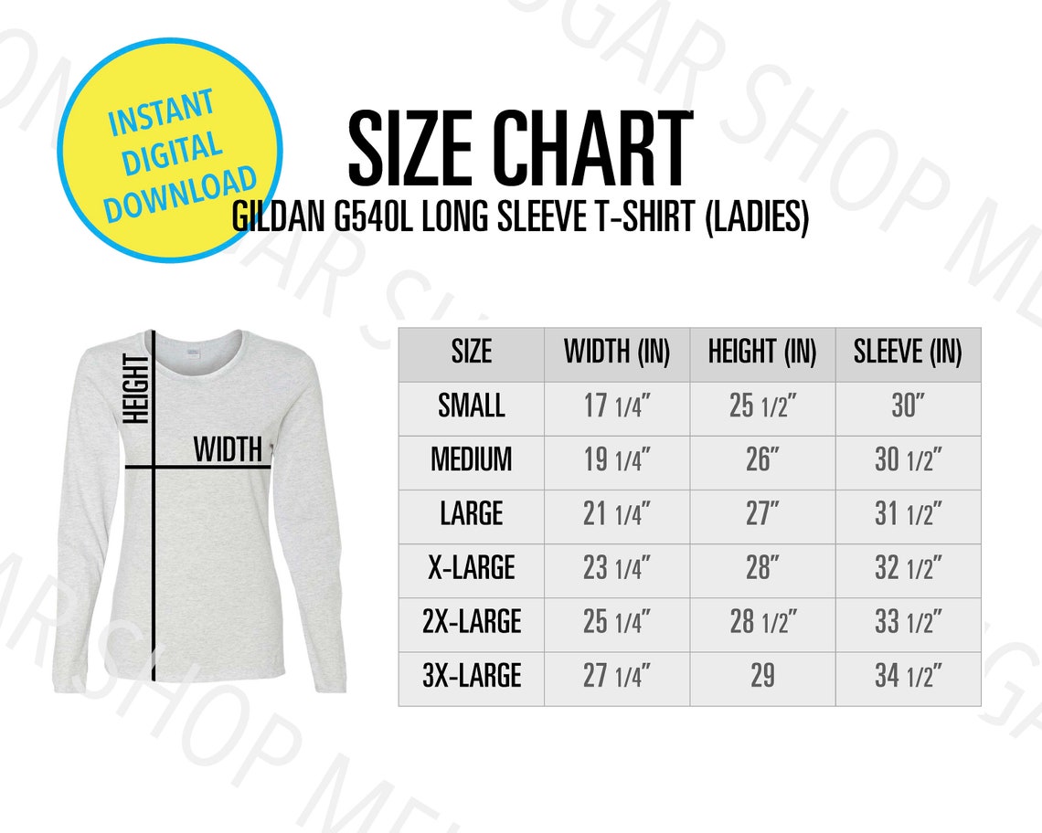 Gildan 5400L Missy Fit Long Sleeve T-Shirt – Heavy Cotton, Navy, X-Large, Taped Neck, First Quality - View #3