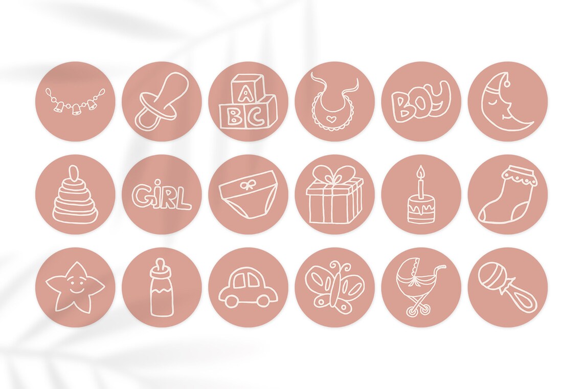 Baby Highlight Covers Instagram Highlights Kids Motherhood Etsy