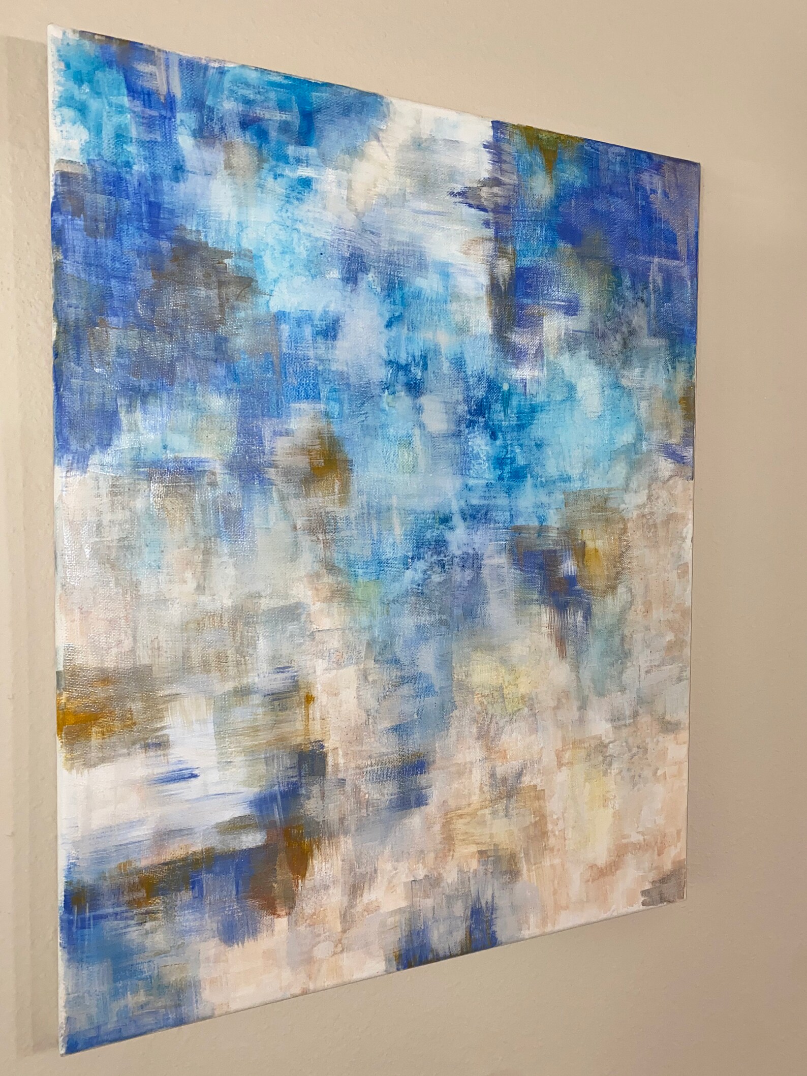 Acrylic Abstract Canvas Painting Etsy