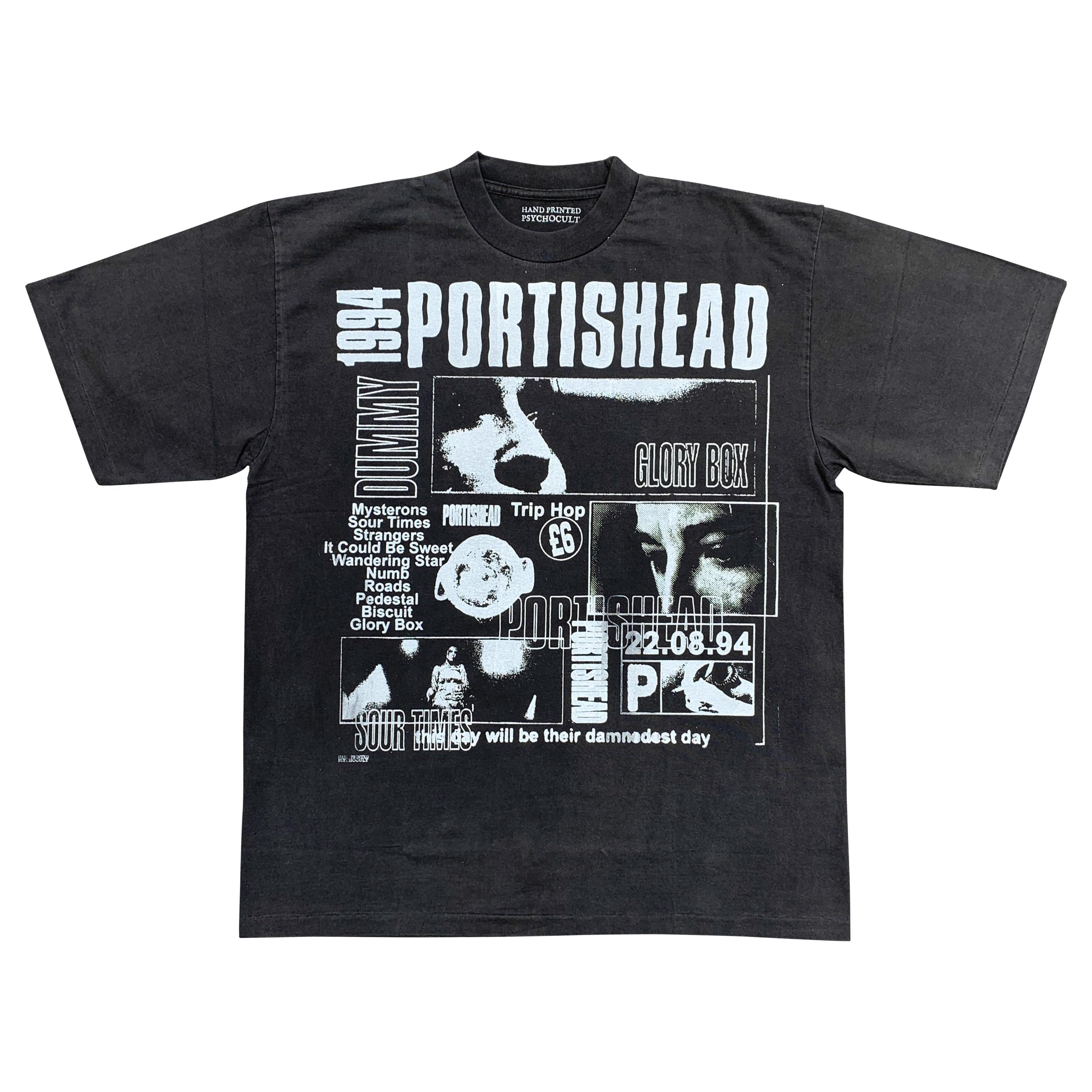 90sビンテージportishead ポーティスヘッド スウェットバンドTシャツ 90sビンテージportishead ポーティスヘッド スウェットバンドTシャツ