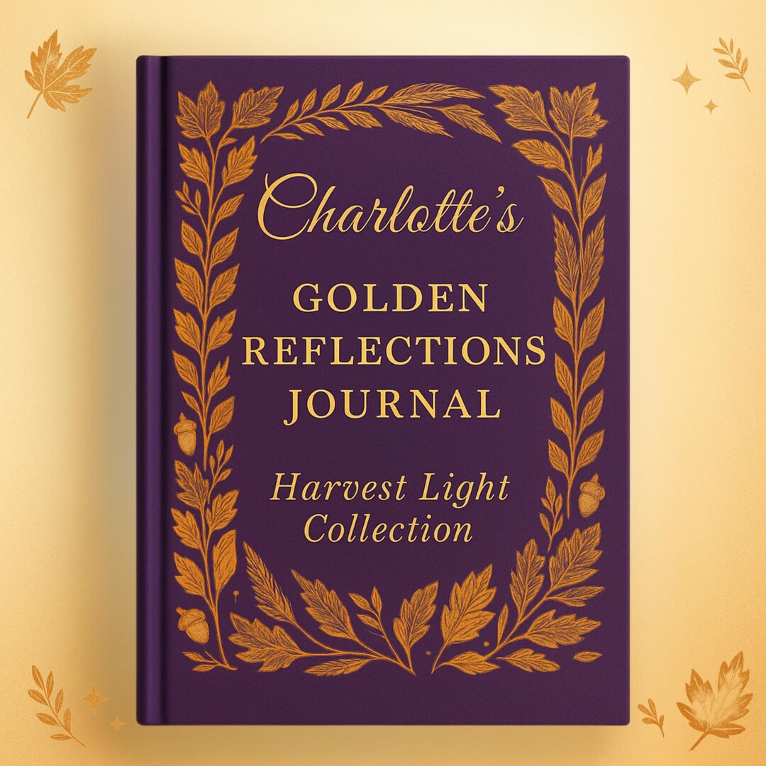 Personalized Golden Reflections Journal | Harvest Light Collection ...