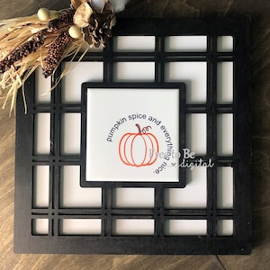 Plaid Tile Frame Cut File SVG für Glowforge, Laser Cutter