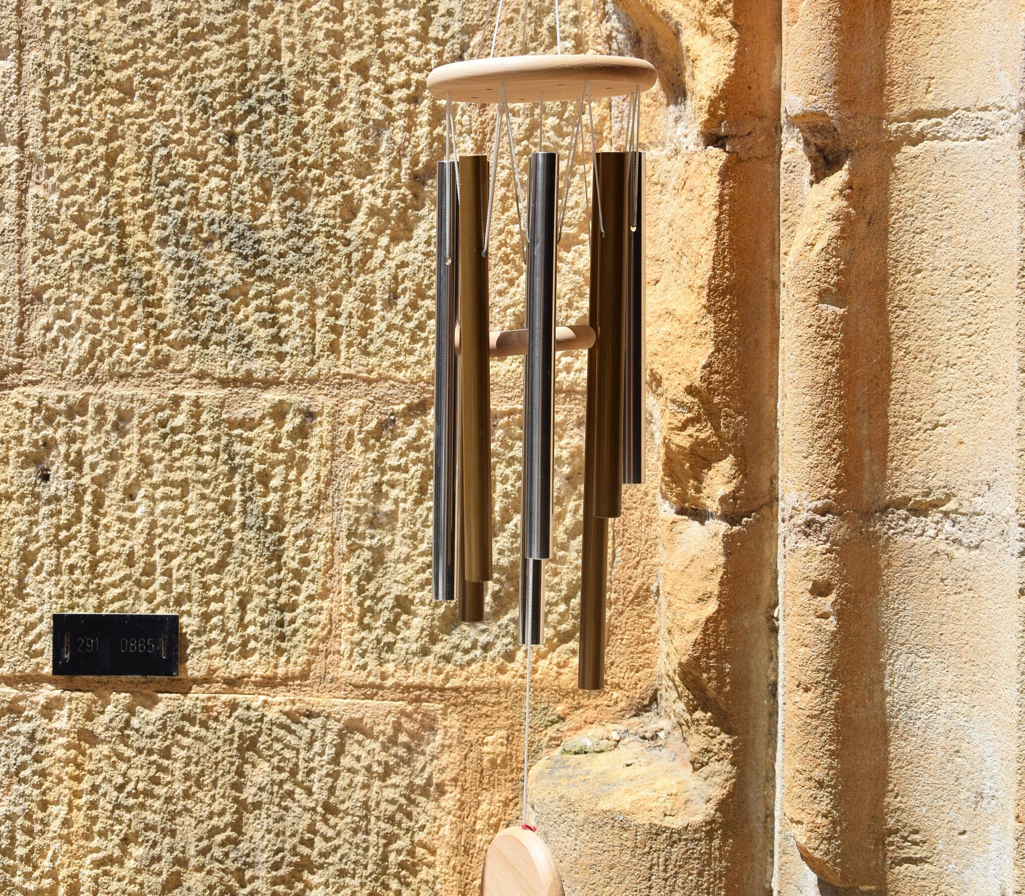 Carillon à Vent en métal Vintage à Suspendre pour Porte ou fenêtre -  Décoration Romantique pour Patio, Cour, Jardin, Maison, allée
