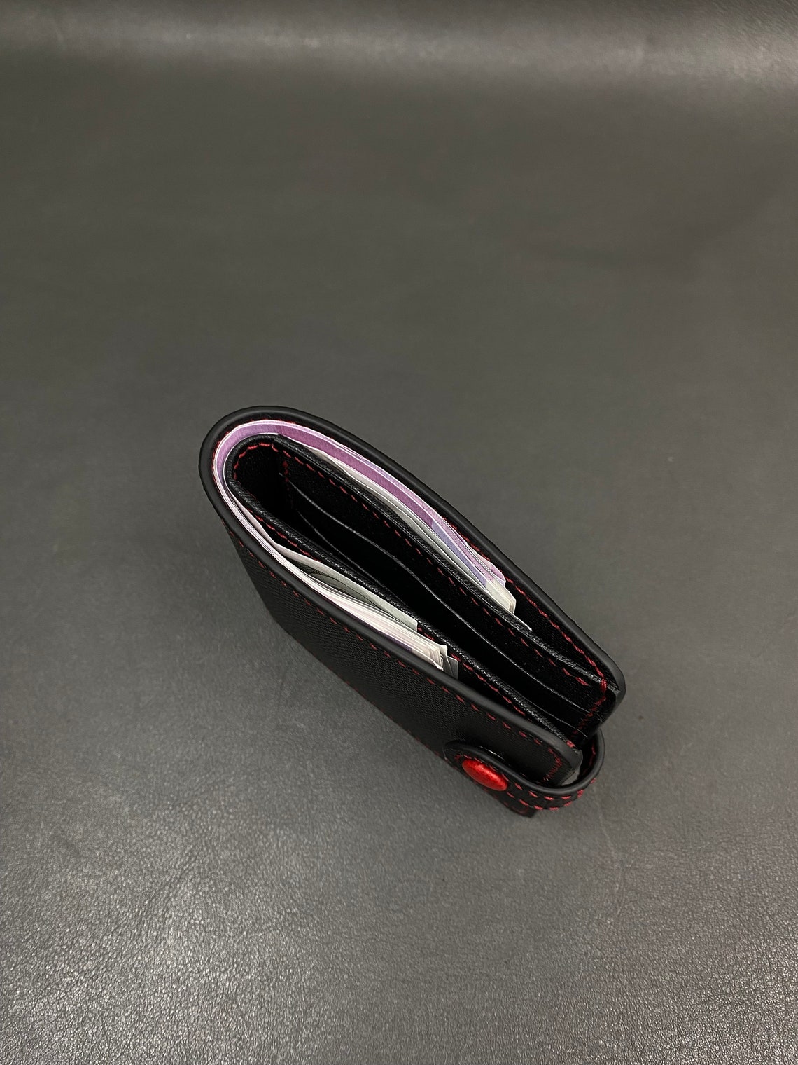 Saffiano Leather Compact Wallet main image 1