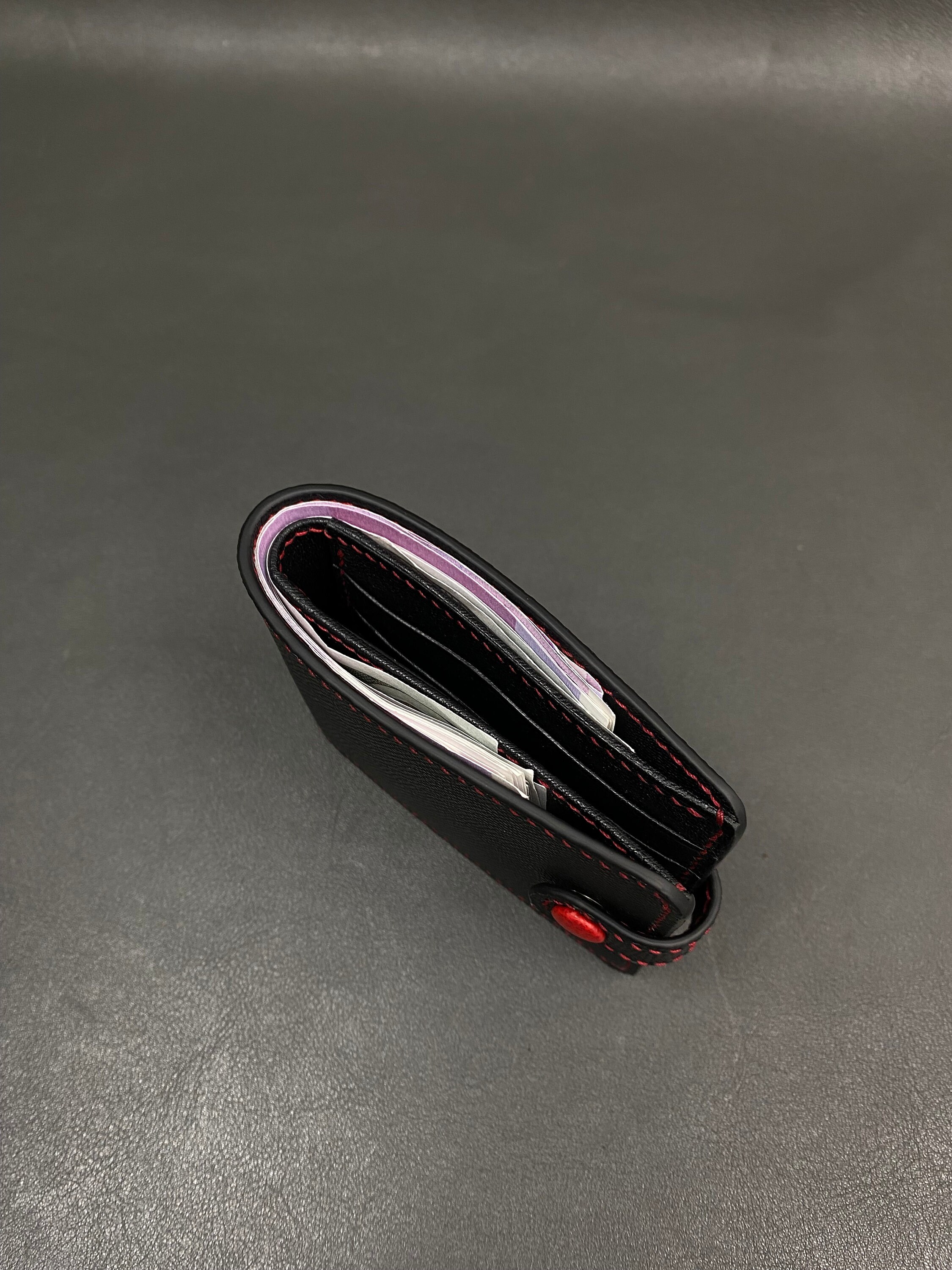 Saffiano Leather Wallet With Strap SHW main image 1