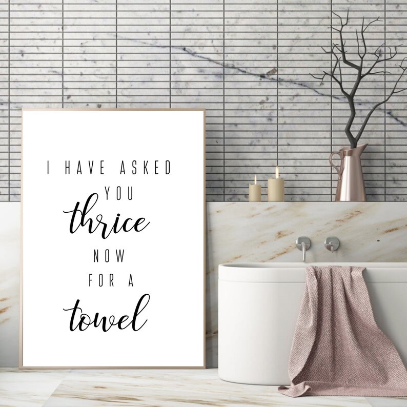I have asked you thrice now for a towel print David Rose Quotes David Rose Prints Moira Rose Alexis Rose Digital Print image 3