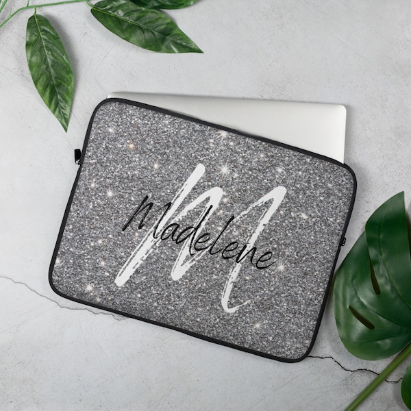 Silver Sparkle Case Etsy