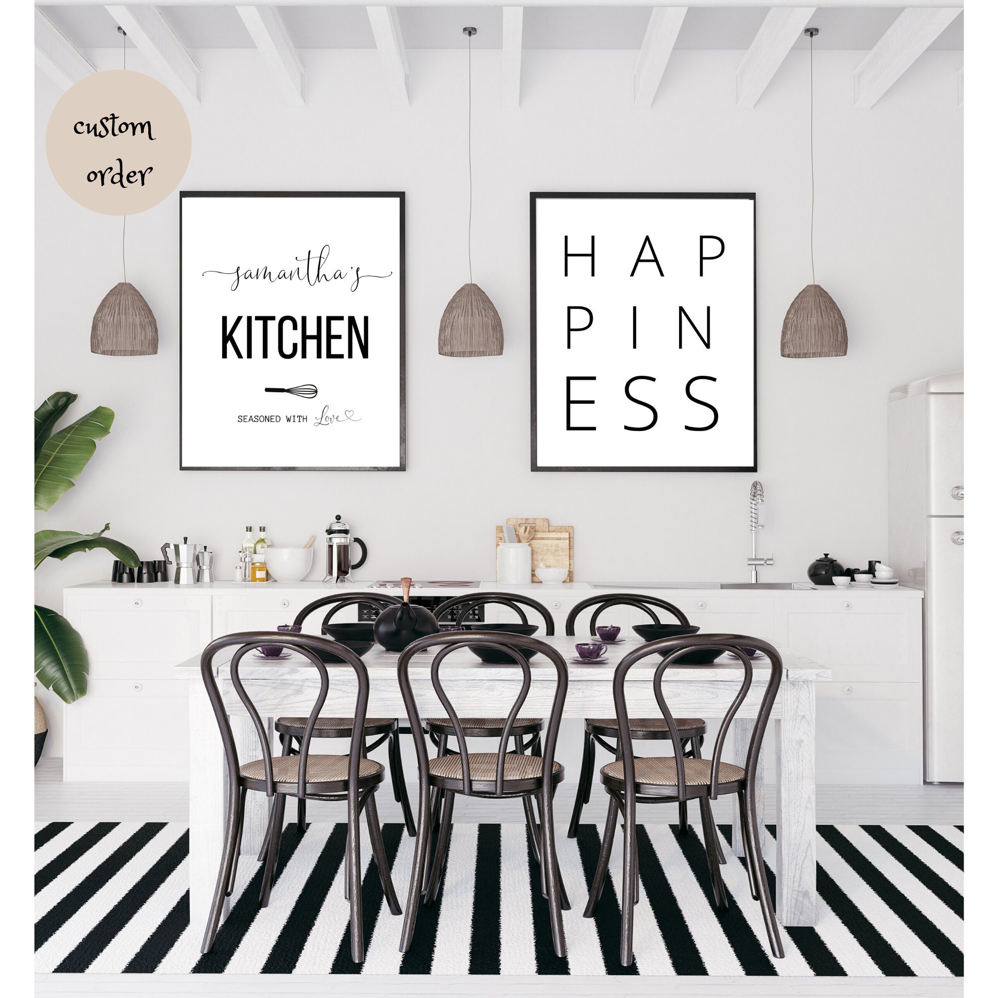 Personalized Kitchen Sign, Kitchen Decor, Custom Kitchen Sign, Kitchen ...