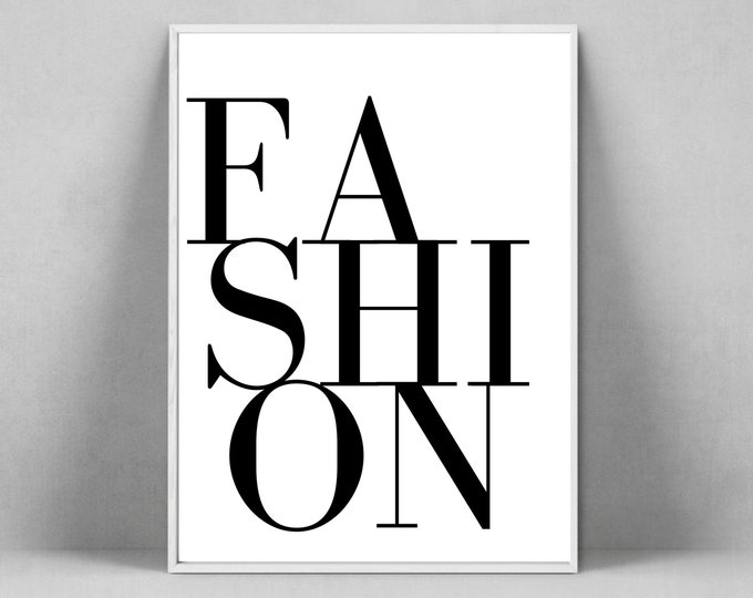 Fashion Printable Living Room Wall Art High Fashion Print - Etsy