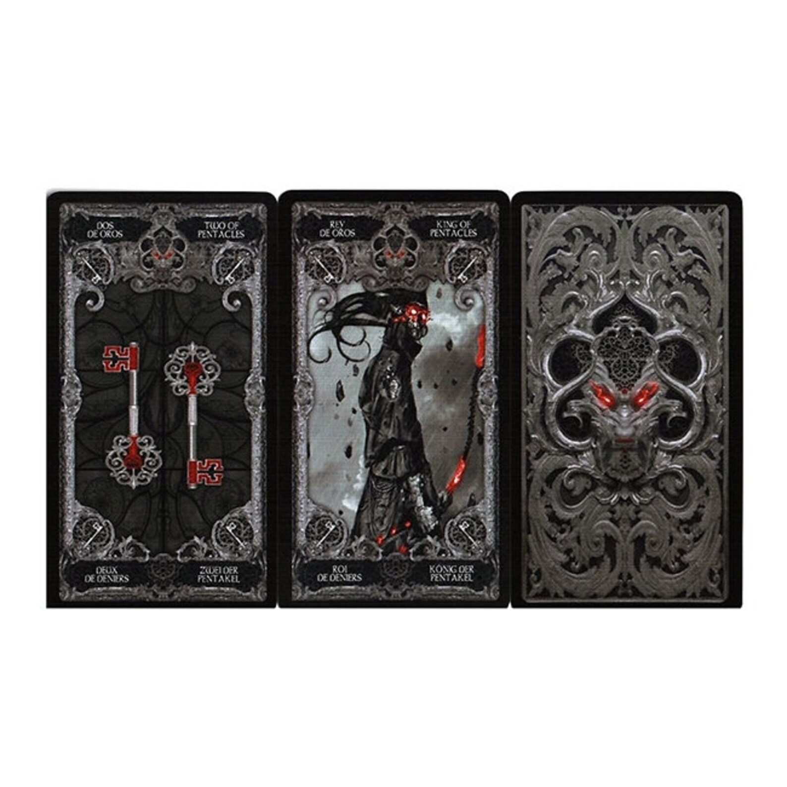 XIII Tarot Card Deck by Nekro Bag 78 cards Guidebook Etsy