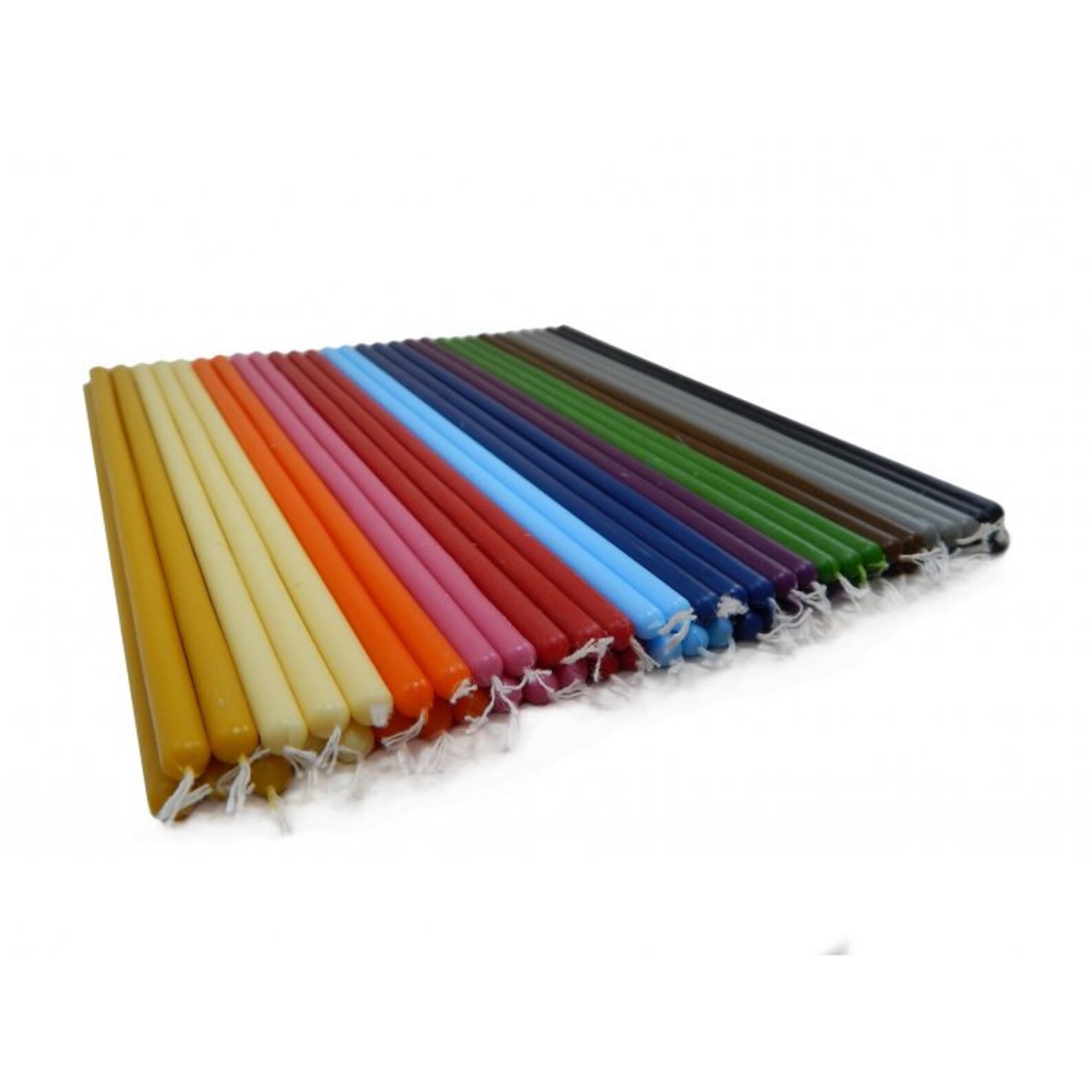 Long Thick Candles 27 cm/10.63 Bees Wax Colored Candles Etsy