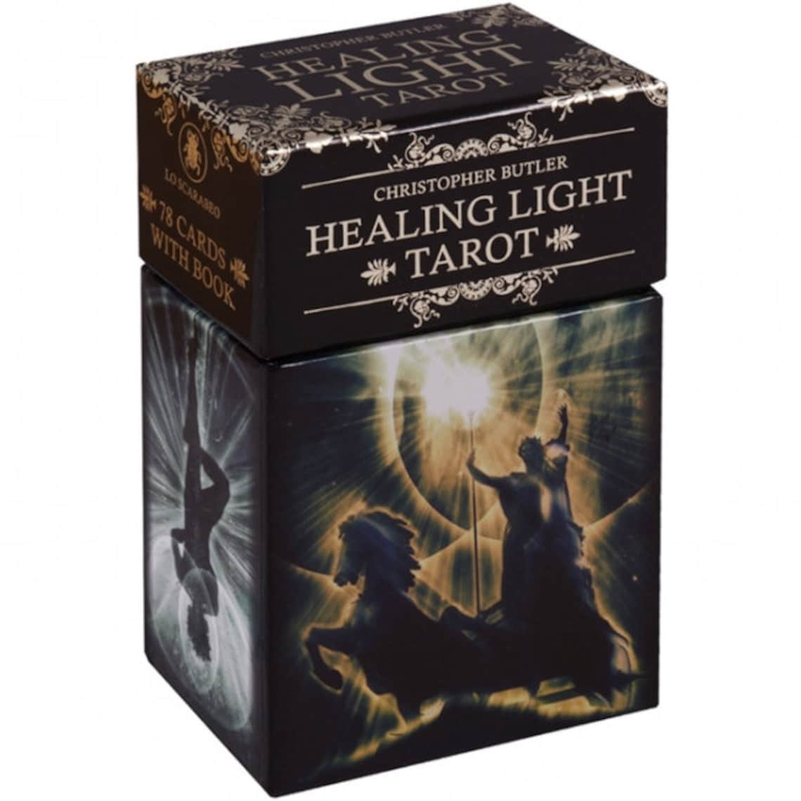 Healing Light Tarot Deck Bag 78 cards Guidebook Satin Etsy