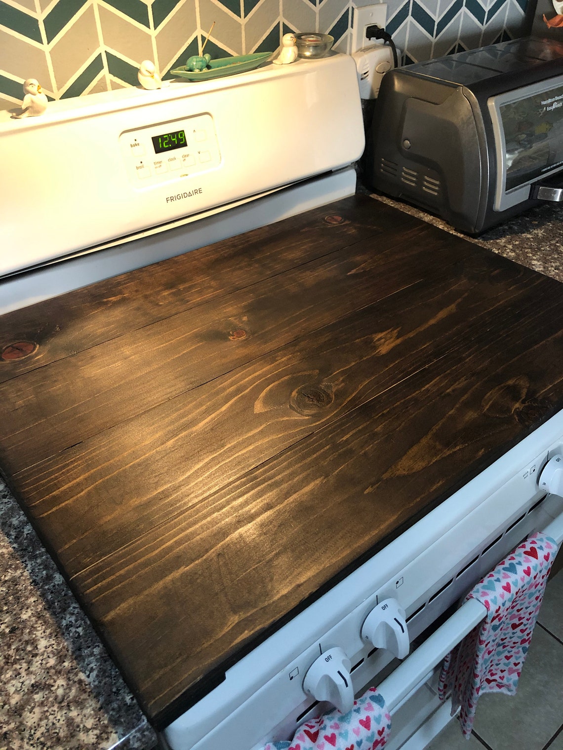 Noodle Board stove cover Etsy