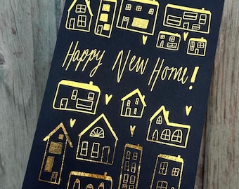 Biglietto di auguri per la nuova casa, regalo di inaugurazione della casa, biglietto di auguri per i nuovi proprietari di casa, biglietto per il trasloco