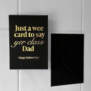 Só um pequeno cartão para dizer ao seu pai da turma: Feliz Dia dos Pais! Cartão de Dia dos Pais da Irlanda do Norte, presente para o pai irlandês.