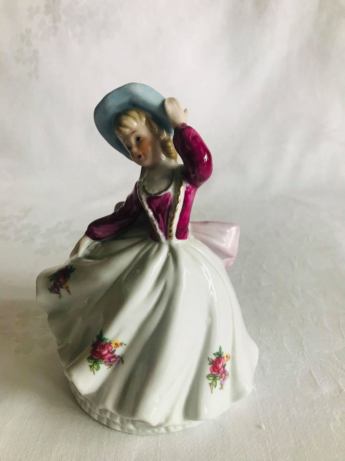 Pretty Vintage Lady Figurine Etsy