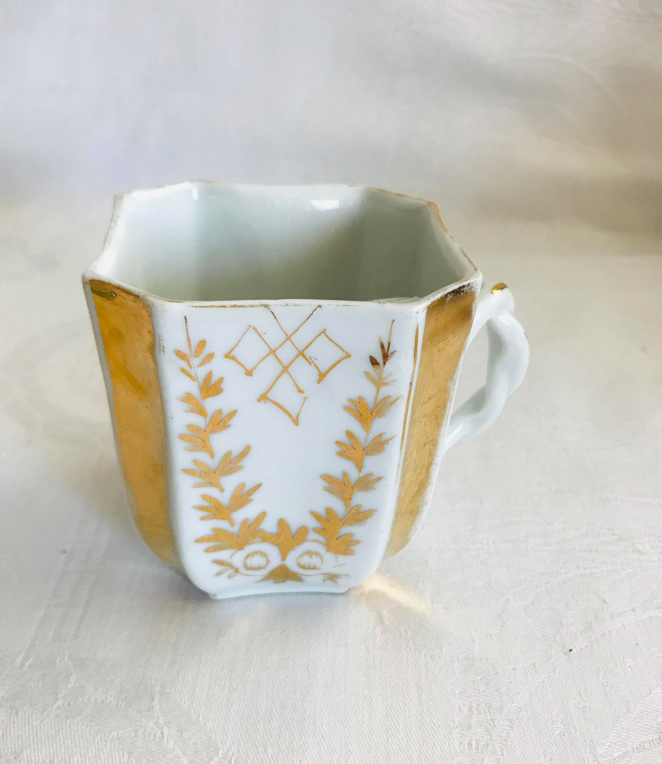 Vintage Moustache Cup A Present From Swansea Etsy