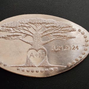 Wedding Favors Pressed Penny Smashed Penny Pressed Dimes Pressed Nickel for Your Event, Party, Birthday, Wedding, Promotion Elongated Coin