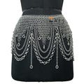 Aluminum Chainmail Belt Handmade Medieval Waist Jewelry Fantasy Costume Accessory Ren Faire Cosplay Festival Outfit for Women product logo
