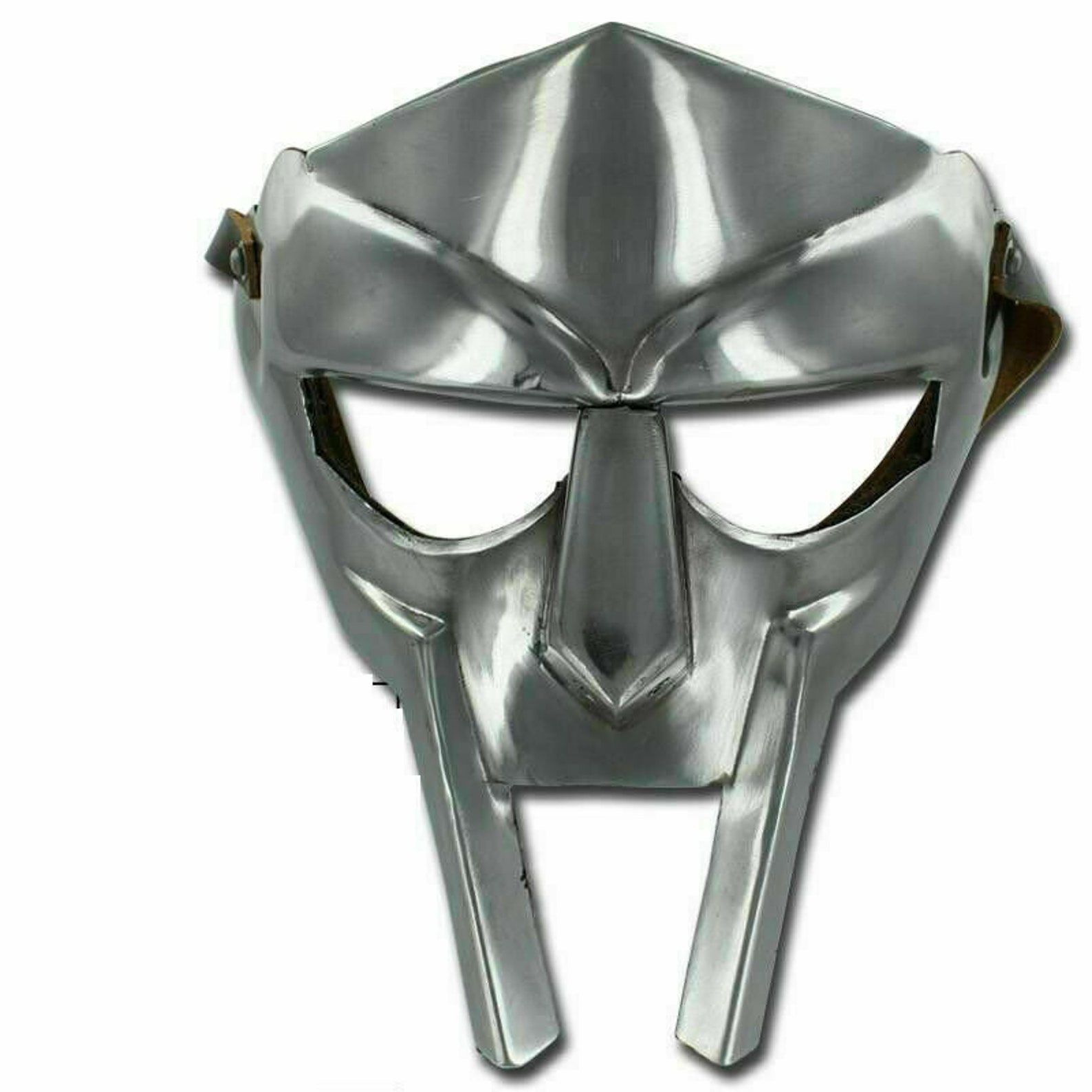 Steel Roman Gladiator Helmet Face Mask Hand MF Doom Etsy