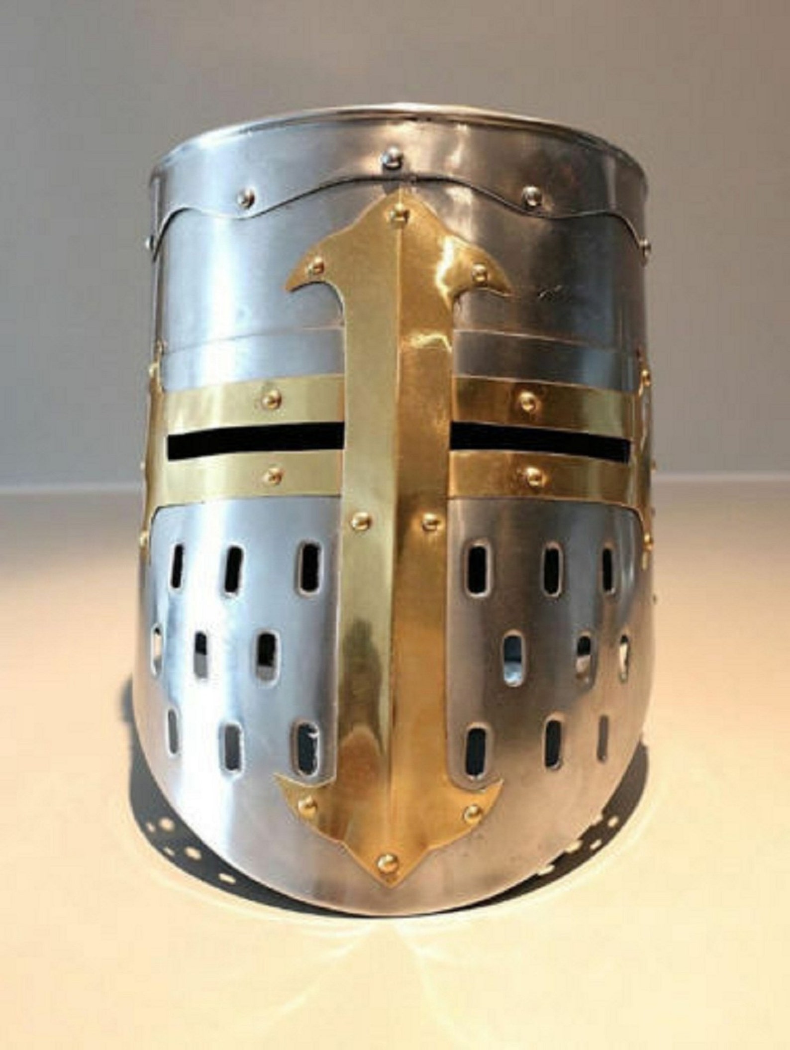 Medieval Templar Knight Crusader Helmet Armor for Etsy
