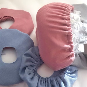 2x couvre-masques CPAP pour les allergies cutanées SENSIBLES UNIVERSEL pour la bouche Oeko-Tex Stnd pour tous les masques, c'est-à-dire F10F20 Quattro Silicone Barrier image 4