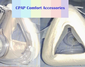 2 pieces Cpap Mask Liner for Mouth Masks UNIVERSAL Fits most Masks Fabric Barrier Reuseable Elasticated Wrap Around LATEX FREE