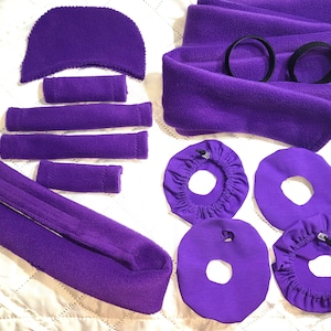 CPAP BIPAP-skydd komplett set x8 för masker Remmar Slang Silikonkomfortfodral Mun- eller näsmasker Färgval Anti-ansiktsmärken Utslag