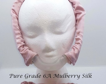 PURE SILK CPaP Mask Frame Cover para adaptarse a los marcos DreamWear ResMed AirFit 30i Calidad Mulberry Silk G6a Hair Saver Cover oculta silicona Oeko-Tek