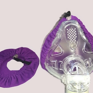 CPaP 2x Mask Covers Mouth UNIVERSAL FIT Adjustable Liners helps with RASH Comfort Barrier from iritating Silicone  Free Size