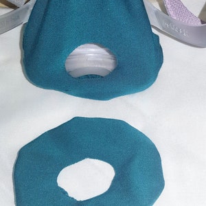 2x couvre-masques CPAP pour les allergies cutanées SENSIBLES UNIVERSEL pour la bouche Oeko-Tex Stnd pour tous les masques, c'est-à-dire F10F20 Quattro Silicone Barrier image 2
