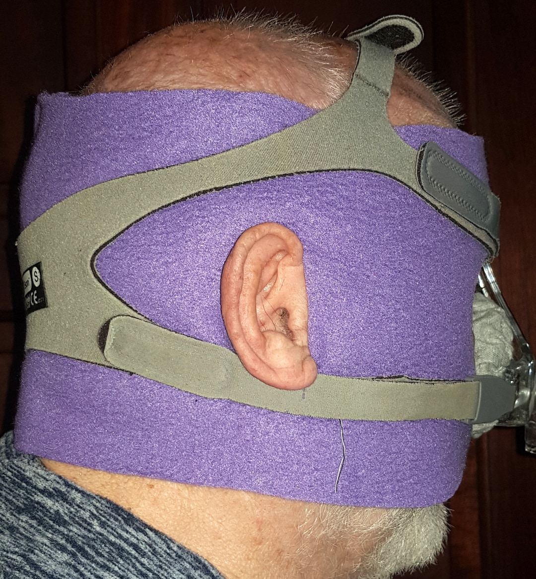 CPAP BIPAP Nose Mask Wrap Around Face Head Protection Cover, Universal