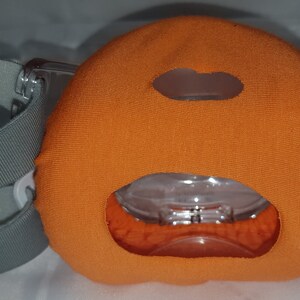 2 housses adaptées au masque Fisher & Paykel EVORA FF CPAP BiPaP masque hybride Confort, doublure en coton doux, doublure en jersey, taille unique image 6