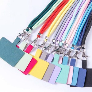 Handsfree Mobile Phone Holder Crossbody Lanyard Universal Adjusts Colours Secure Phone Strap Tether Unisex Necklace Quality UKseller orPatch