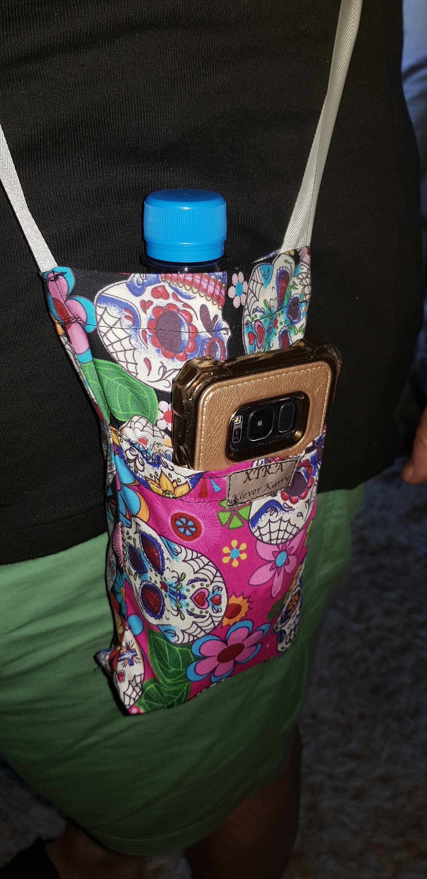 Water Bottle Drinks Holder Carrier Bag Portable Travel Hands Etsy UK