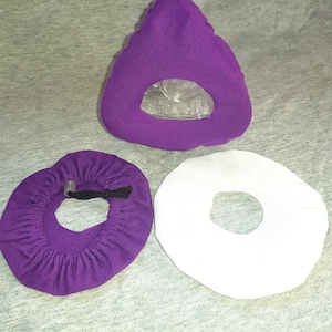 2x Comfort Covers to fit F&P Vitera CPAP Full Face Mask Universal fit all sizes Liners Cotton  Washable Breathable Reuse many times