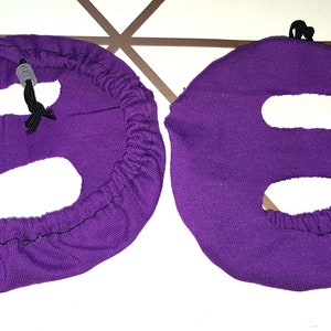 2x Bezüge passend für Fischer & Paykel EVORA Maske FF BiPaP Hybrid Maske Comfort Soft Cotton Liners Jersey Liner One Size Bild 6