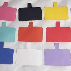 Patchs d'attache pour téléphone portable support universel sécurise la couleur de la lanière de lanière ou étui transparent amovible en TPU