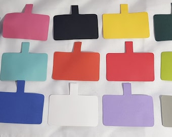 Patchs d'attache pour téléphone portable support universel sécurise la couleur de la lanière de lanière ou étui transparent amovible en TPU