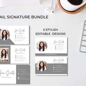 Email Signature Template | Image Email Signature | Professional Real Estate Picture Signature| Realtor Gmail Design| Realtor Marketing Tool