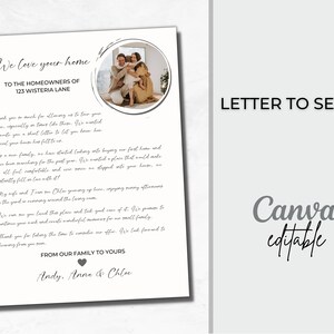 Carta al vendedor/Plantilla de carta de oferta de vivienda/Carta de oferta de vivienda/Carta al vendedor de vivienda/Inmobiliaria editable e imprimible/Carta de oferta de vivienda