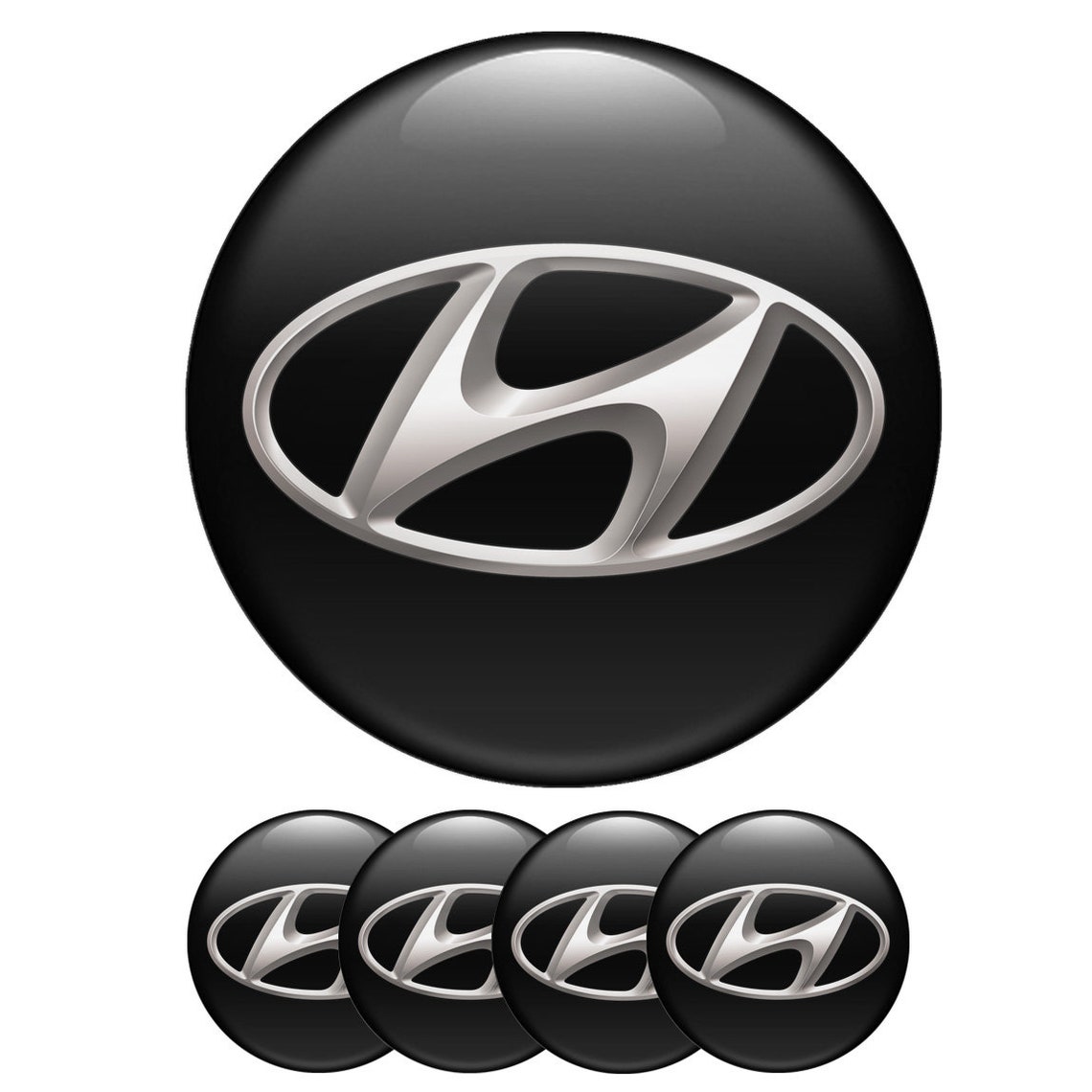 4 pcs Hyundai All Sizes High Quality Print Wheel Rim Center | Etsy